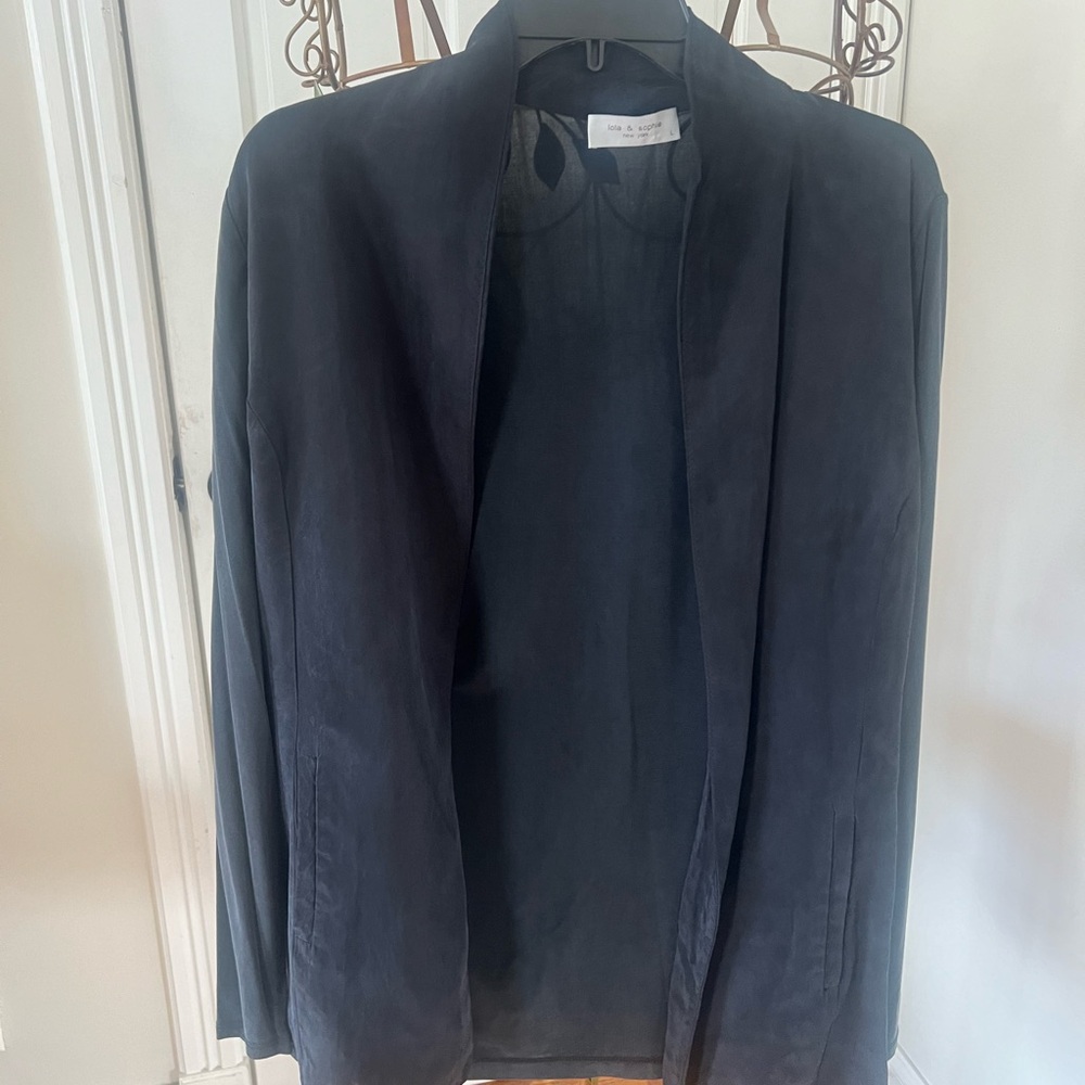 Lola & Sophie Buttery Soft Blazer Style Sweater